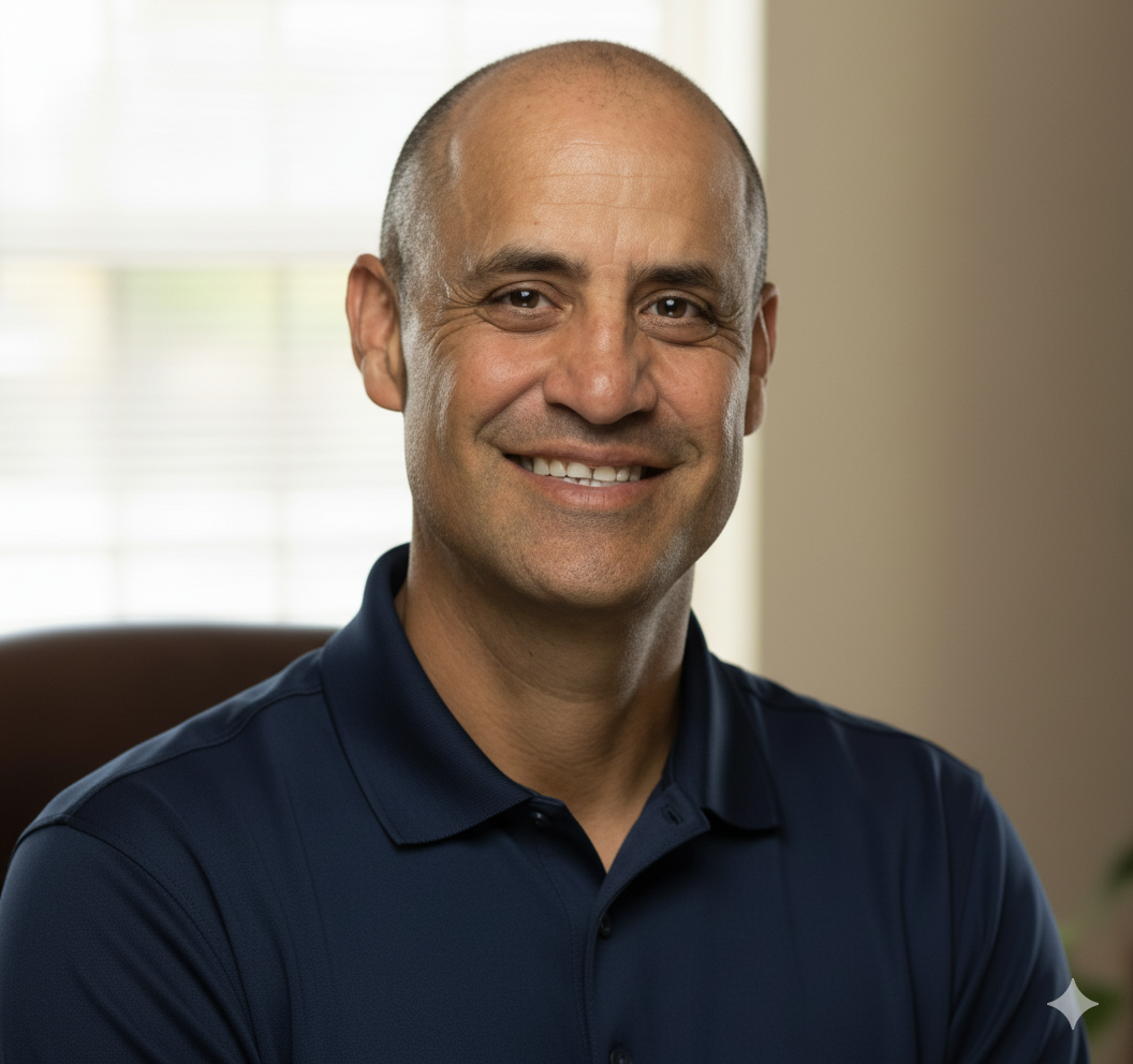 Mike Saif in his office